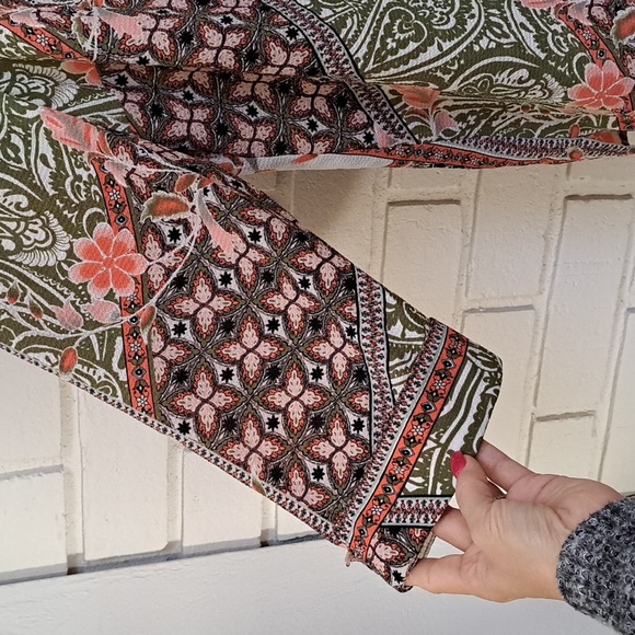 Sara Michelle 2 Piece Floral Paisley Blouse Set. Size 3X NWT - Picture 5 of 12